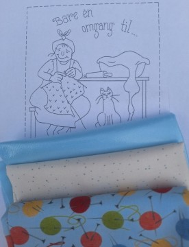 Bakeklede, Sy selv, Bare en omgang til...lyseblå garnnøster