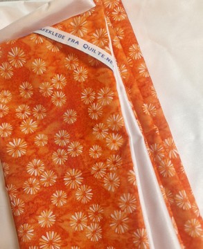BK Bakeklede Knall orange blomster