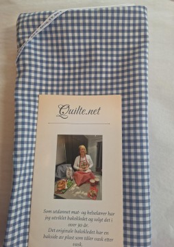 BK Tilda blå små ruter