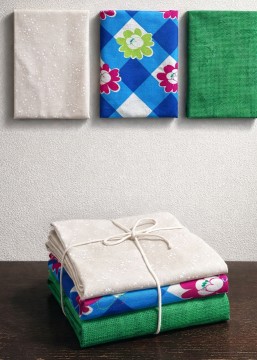 Retro blomster i en pakke