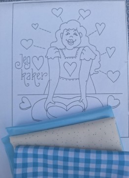 Bakeklede Sy selv-JEG ELSKER KAKER