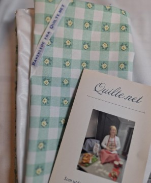 BK Bakeklede Grønne ruter med blomst