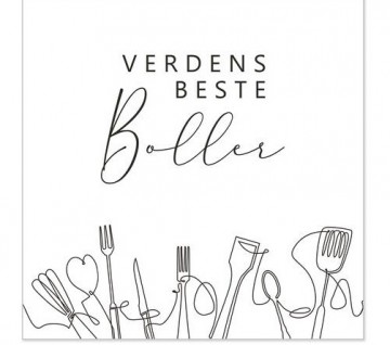 Serviett - Verdens beste boller