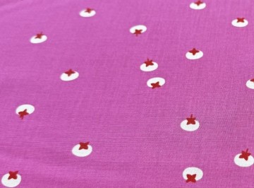 Rosa med hvit prikk-Ruby star  -1120