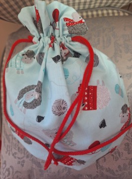 Forundringspose Turkis med sauer 