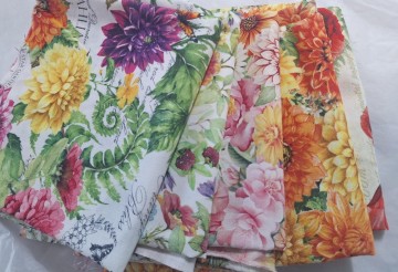 Fem blomster i en pakke