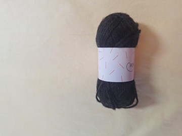 Sort-garn 